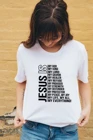 Женские винтажные Топы в стиле Харадзюку с изображением Иисуса мой Бог Король все, Вера, уличная одежда с коротким рукавом, женские футболки с графическим рисунком