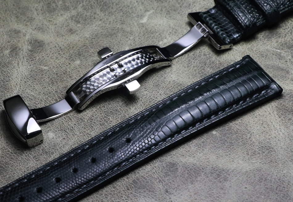 Ремешок для часов ручной работы из кожи ящерицы винтажный ремешок длиной 20 мм