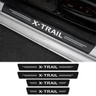Аксессуары для тюнинга дверей автомобиля, 4 шт., для Nissan Xtrail X Trail T30, T31, T32, 2021, 2020, 2019, 2018, 2017, 2016, 2014, 2015, наклейка на порог