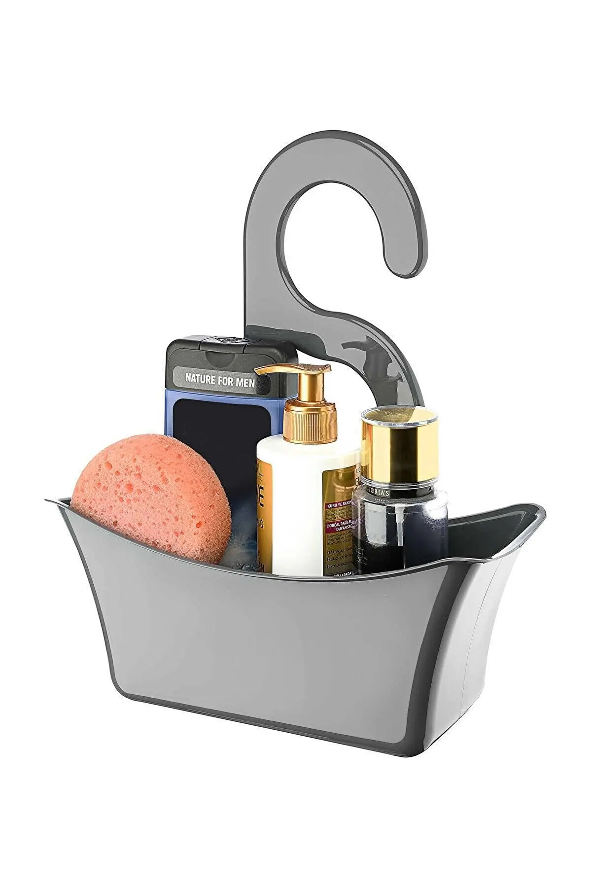 

Многофункциональная Корзина для душа и ванной, серый декоративный аксессуар для дома, кухни и ванной комнаты, 32251036