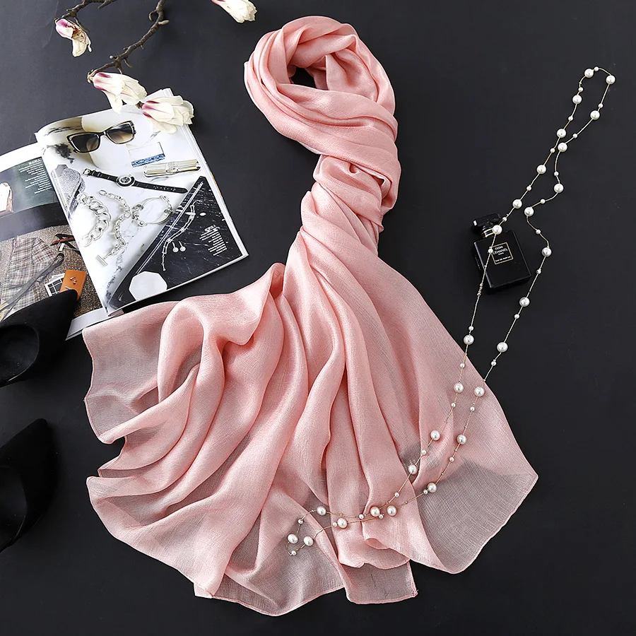 2020 new brand women scarf fashion linen winter scarves silk lady shawls sold thin beach covers bandana female echarpe pashmina |