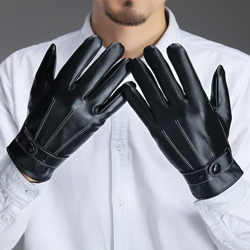 

Cool black color fashion men outdoor motorcycle gloves with Non-Slip Palm Touch Screen 1203-19