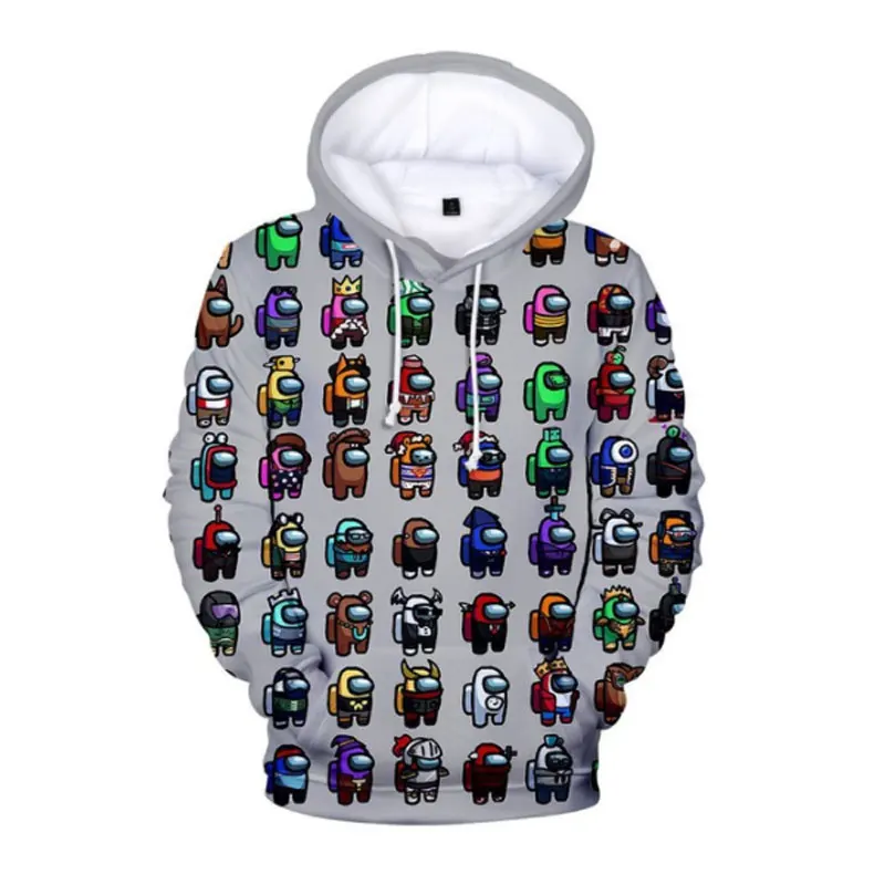 

2021 Tracksuit Among Us NEW Hoodie Autumn Winter Hoodies Child Size Hoodie Sudadera Harajuku Print Men Women Pullover.