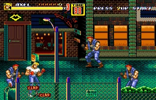 Streets Of Rage 2 16 bit MD Game Card For Sega Mega Drive Genesis |