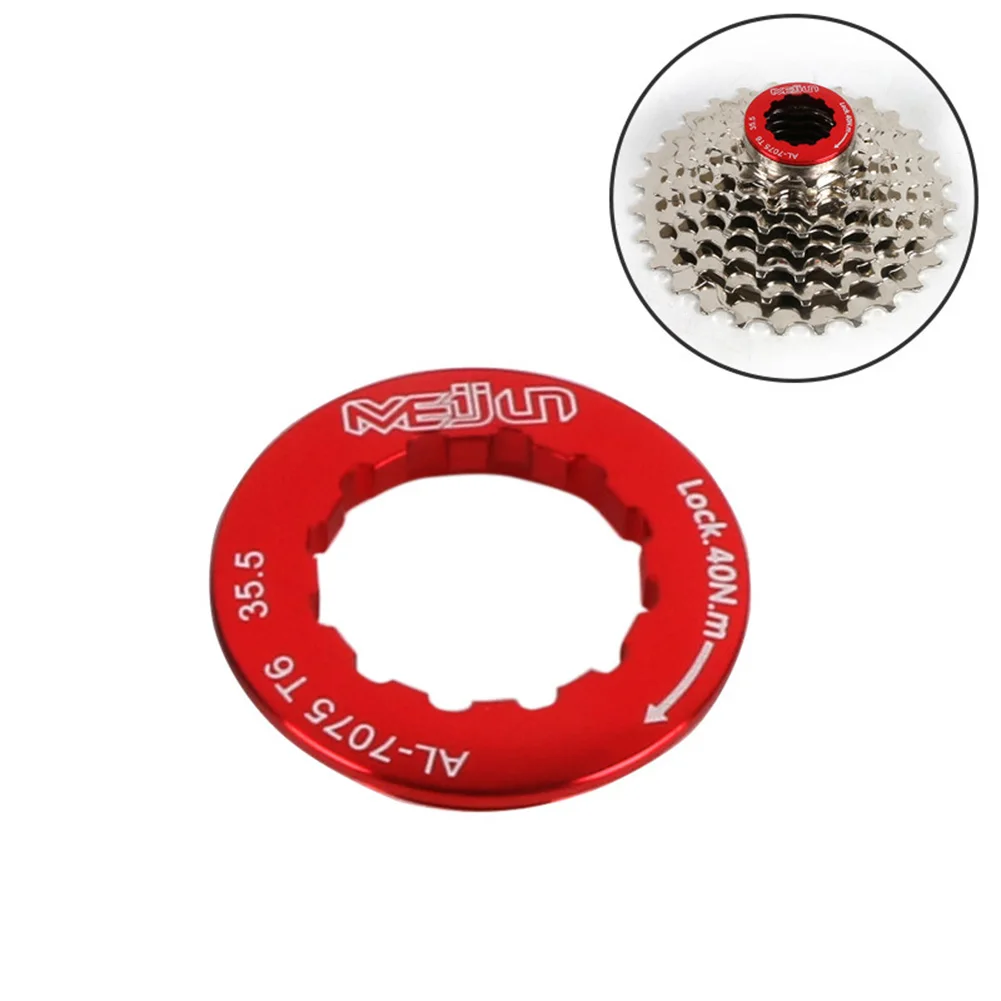 

1pc Bicycle Lock Ring Full CNC Machining MTB Road Bike Flywheel Cover Cassette Lock Cap Aluminum Alloy Lockring Hub Cycling Part
