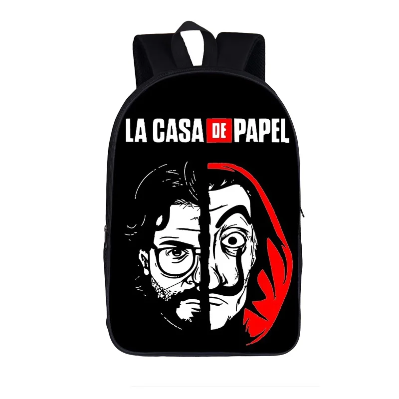 Деньги Heist рюкзак в интернет магазине La Casa De Papel Для женщин мужчины House of Paper