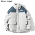 Куртка мужская зимняя, ветрозащитная, с принтом, в стиле хип-хоп