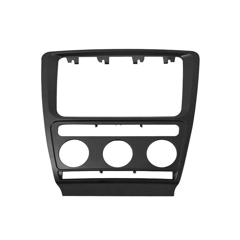 

New Radio Panel Dash Fascia Plate Frame For Skoda Octavia Automatic Aircon 2004-2010 Car Stereo Refitting Frame Facia Trim Parts