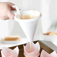 1pcs hand held baking funnel buttercream frosting chocolate batter dispenser cup cookie cake pastry pancake mold baking tool
