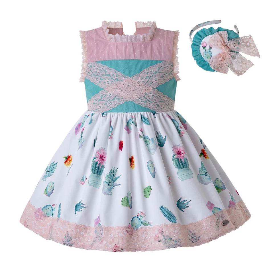 Платье принцессы для девочек вечерние платья с бантиком летние | Детская одежда и