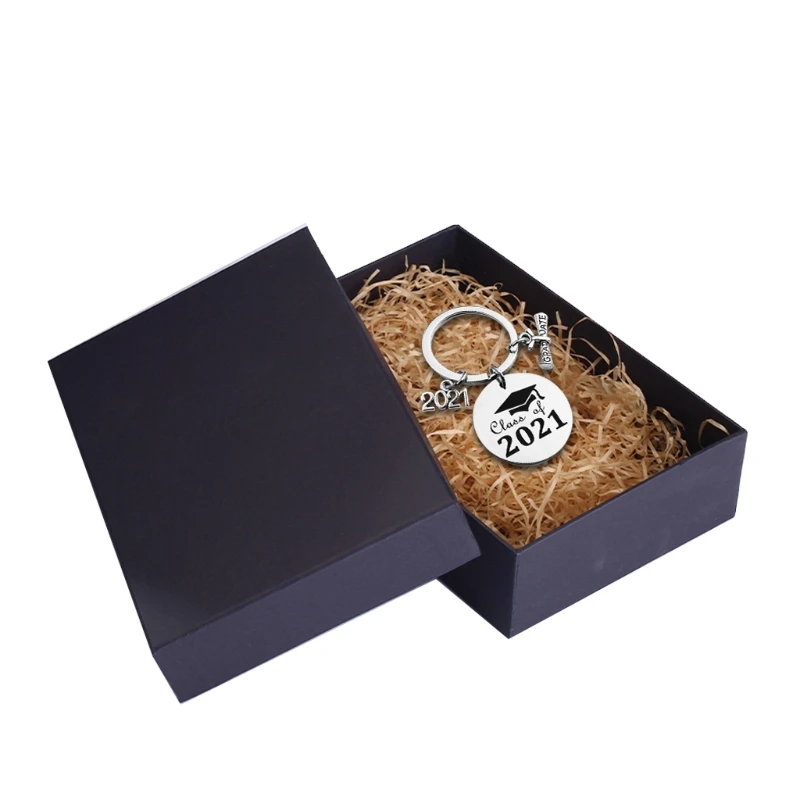 

Class of 2021 Graduation Ceremony Keychain Graduated Bachelor Hat Key Ring Pendant Jewelry Bag Souvenir Gift