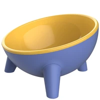 feeder for cat dog bowls and drinkers tilted anti flip overturn pet water food tableware with flat stand puppy kitten basin