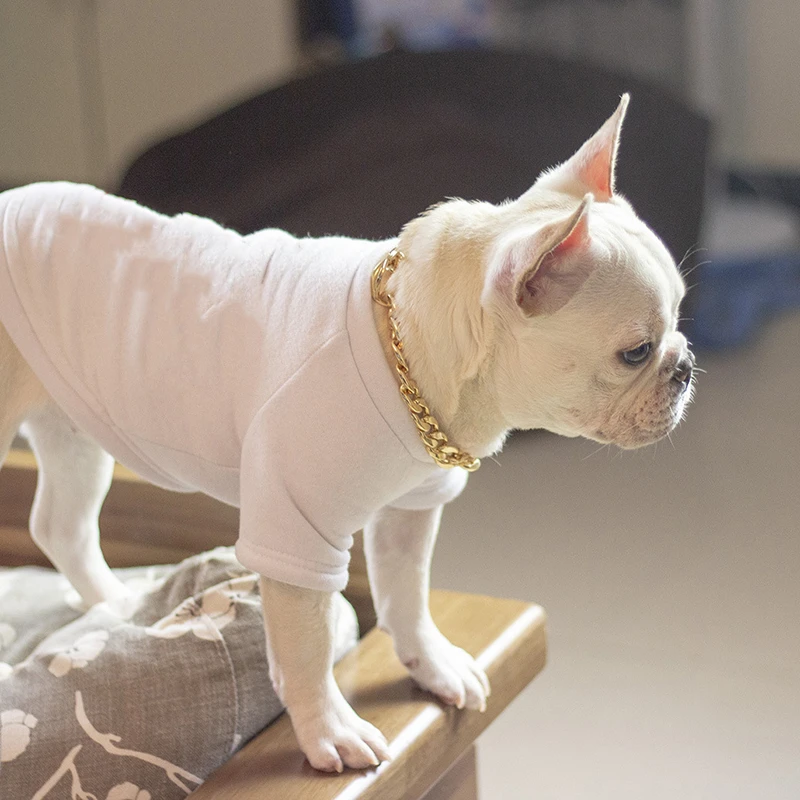 Регулируемый ошейник для собак металлическая цепь из нержавеющей стали