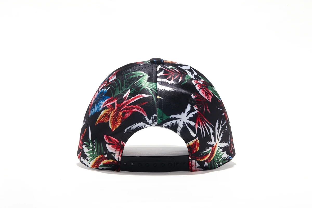 Бейсболка с цветочным рисунком для мужчин и женщин Регулируемая Кепка в стиле