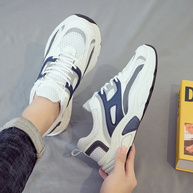 

Новинка 2021, осенняя спортивная обувь ins для отдыха, модная обувь для папы, модная популярная мужская обувь, универсальные кроссовки для бега