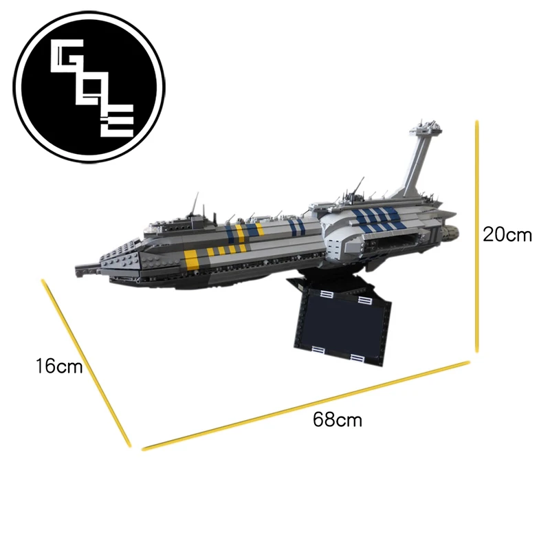 

Star Destroyer Series Blocks MOC-46453 Invisible Hand Providence-class Spaceship High-Tech Cruiser Bricks Toys For Children Gift