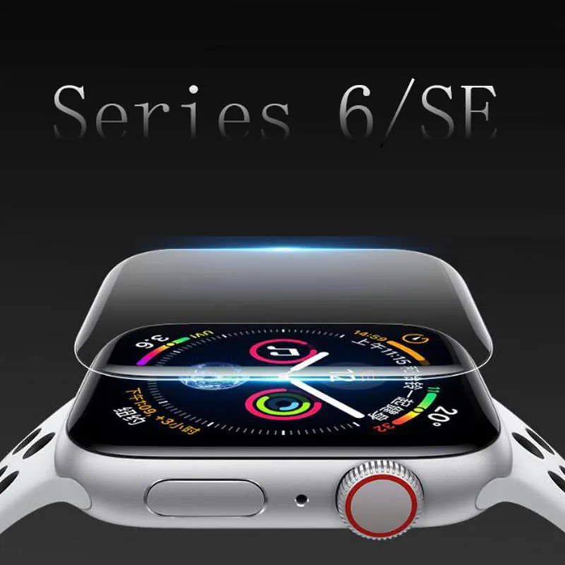 Мягкая защитная пленка из ТПУ для iwatch Apple Watch Series 4/5/6/SE S4/S5/S6 40 мм 44 5 шт. | Электроника - Фото №1