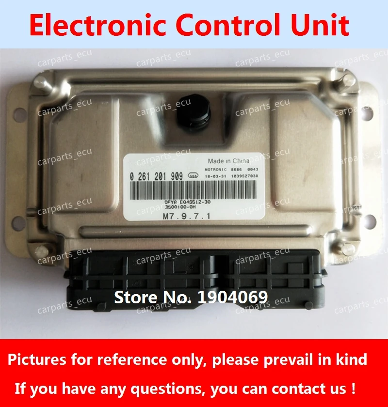 

Engine Computer Board 0261201909 3600100-0H M7.9.7 ECU F01R00D217 F01RB0D217 3610010-M11003 For Dongfeng Sokon(DFSK) Car