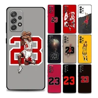 sports brand 23 phone case for samsung a01 a11 a12 a21s a31 a41 a42 a51 a71 a02s a32 a02 a52 a72 a22 a52s a03s tpu cover funda
