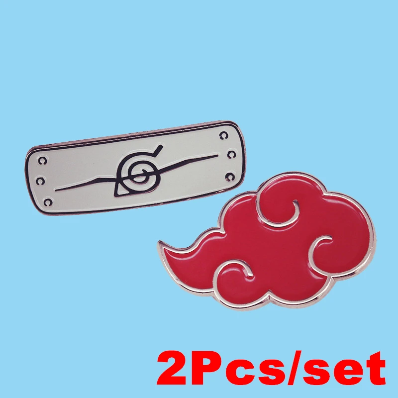 Брошь с эмалью Akatsuki Cloud 2 шт./компл. | Украшения и аксессуары