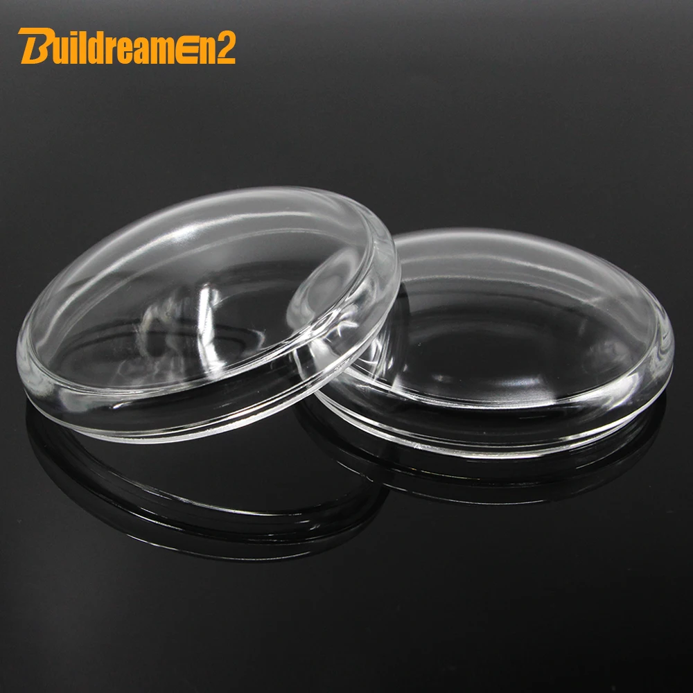 

Buildreamen2 90 мм Диаметр круглый внешний туман светильник чехол прозрачный Стекло с двумя объективами Автомобильный аксессуары для Fiat 500 Punto Sedici ...