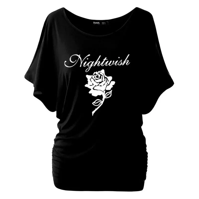 

Nightwish Imaginaerum симфонический Металл для женщин футболки Свободная футболка femme Хлопок Женский IBatwing топы с короткими рукавами