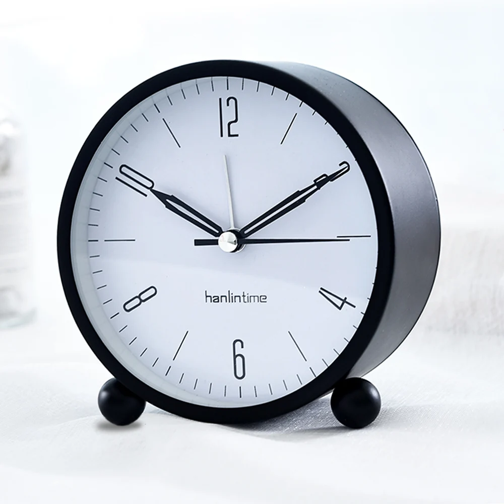 

Будильник, простые бесшумные часы-будильник, часы с ночным светильник щением для детей, настольные часы, портативные часы-будильник, домашн...