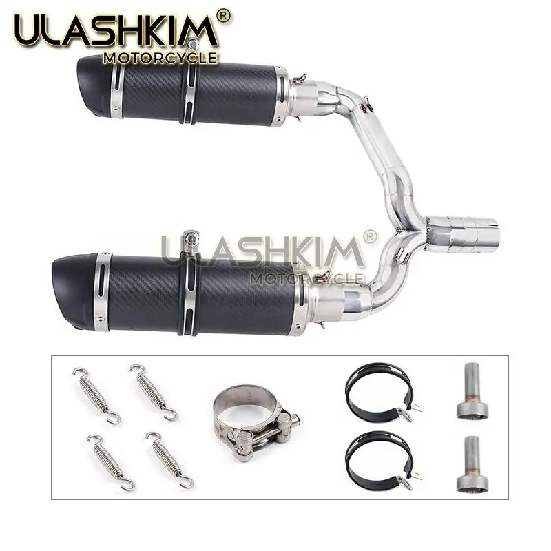 Полный глушитель выхлопной трубы мотоцикла Escape System Slip On для suzuki GSR400 GSR600 BK400 BK600 GSR BK