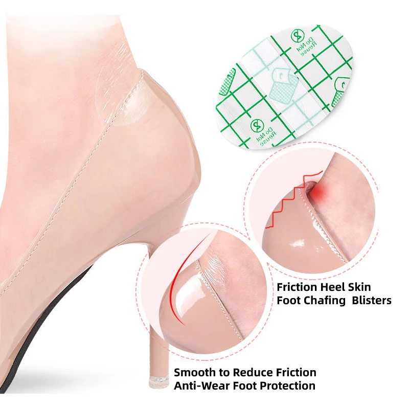 

15/30Pcs Female Invisible Waterproof Back Heel Protector Adhesive Anti-Wearing Sticker Foot Care Pain Relief Patch Pedicure Tool