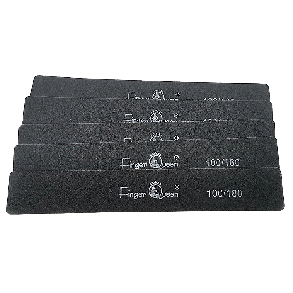 Пилка для ногтей 5 шт./лот наждачная бумага пилка гель лака 100/180 профессиональный