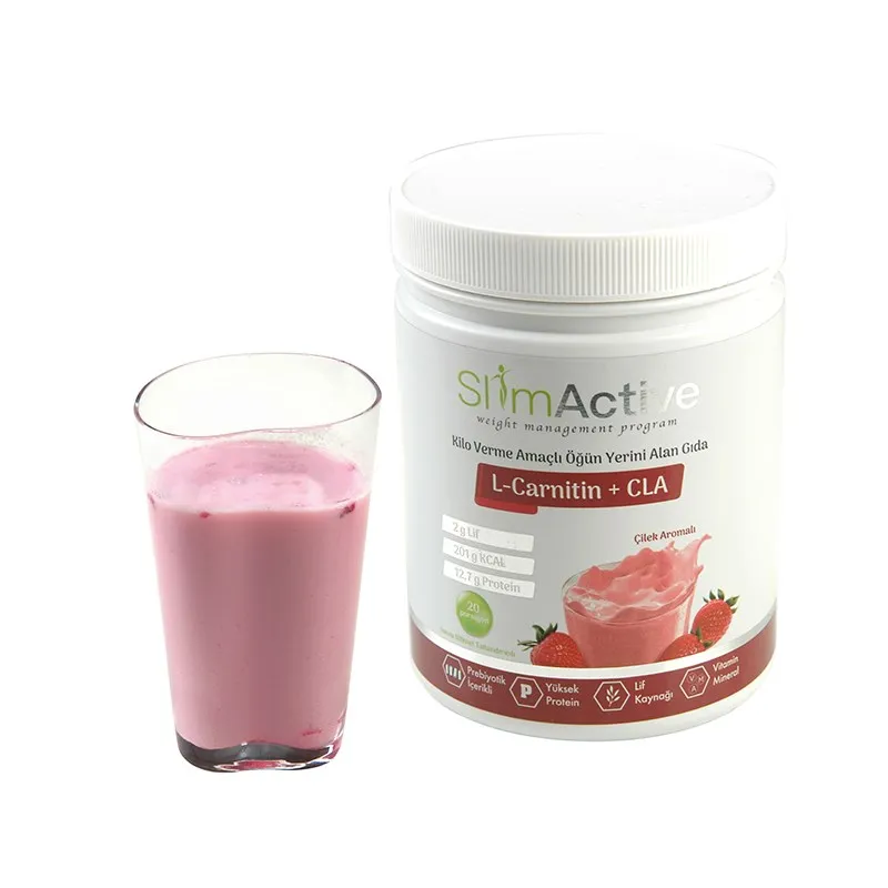 Slim Active Formula 1 Healthy Meal Nutritional Shake Mix Strawberry 420g Milk Protein L-Carnitine CLA Prebiotic Stevia Diet | Бытовая