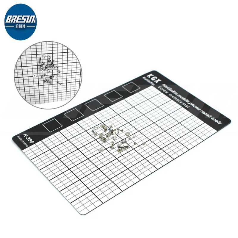 memory net screw positioning pad mobile phone magnetic positioning plate digital disassembly screw repair parts tool free global shipping