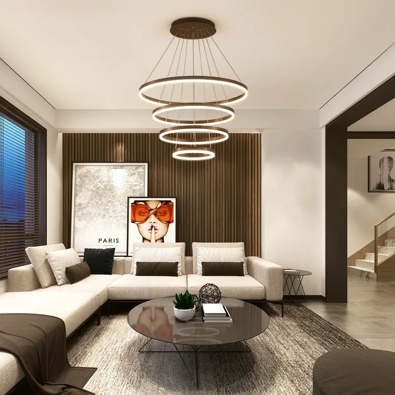 LED Chandelier Lamp Restaurant Kitchen Hanging Lamp Modern L