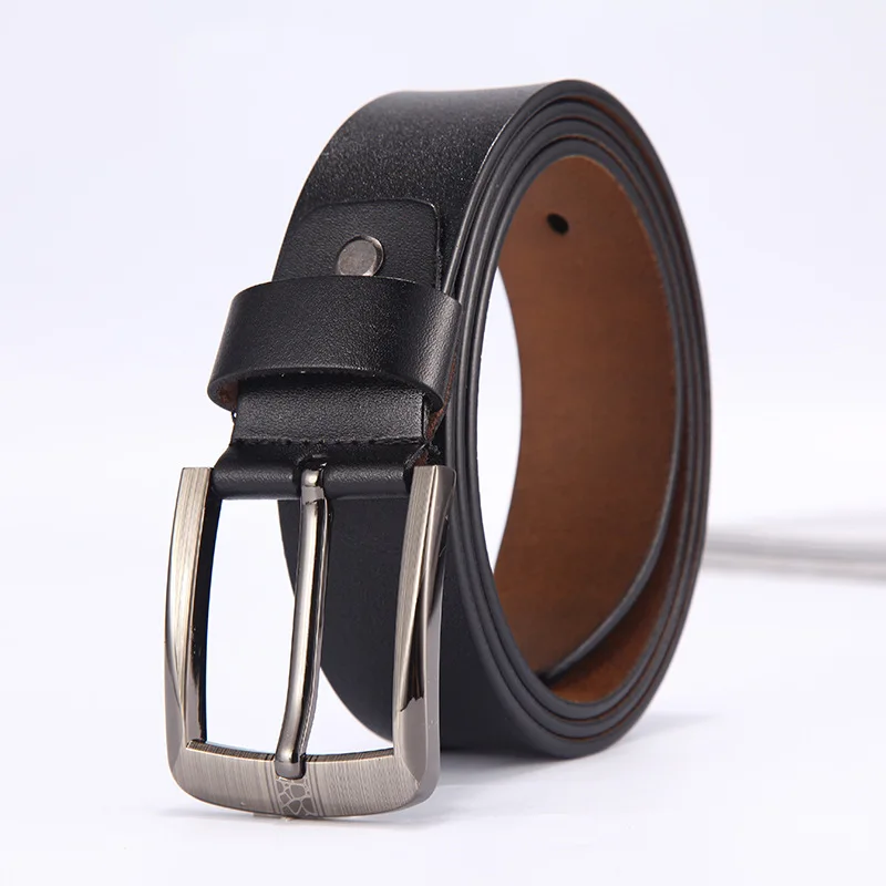 

New Male Retro Fashion Belt Pin Buckle Jeans Genuine Leather Business Formal Luxury High Quality Top Designer Brand Belt for Men