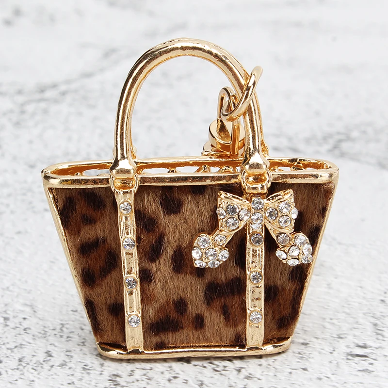 Мини-сумка брелок из лошадиного меха модные кольца для ключей Женская Дамская