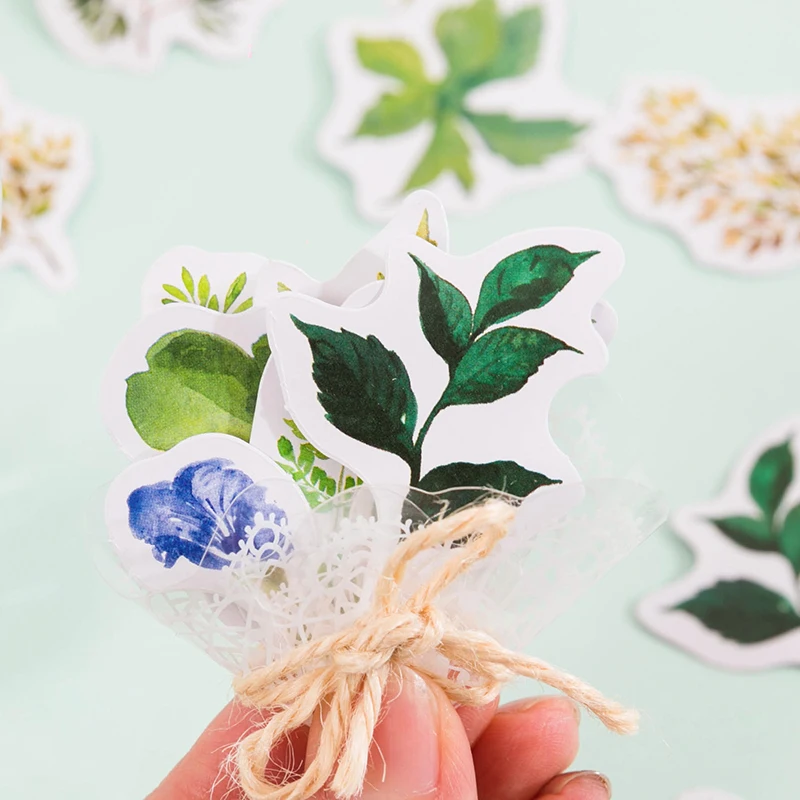 Коллекция травяных листьев декоративные канцелярские принадлежности планер