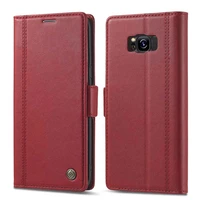 leather case for samsung galaxy s8 plus case classic cover wallet coque for samsung s8 s9 s10 plus cases phone protection shell
