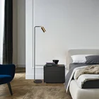 Скандинавская простая Напольная Лампа Gu10, металлический СВЕТОДИОДНЫЙ торшер для гостиной, чтения, освещения квартиры