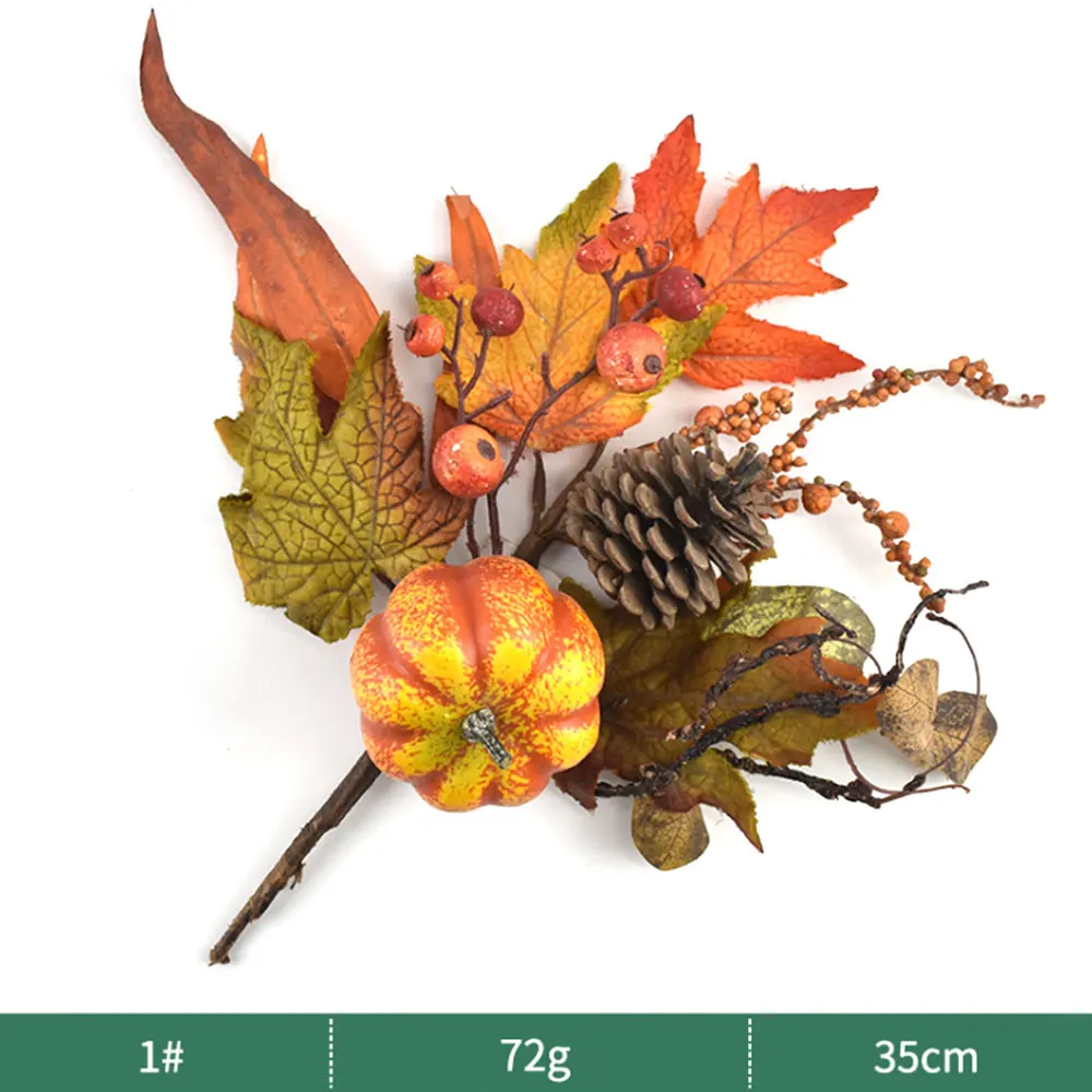 Декоративные реквизиты для осеннего урожая искусственная мини тыква желудь