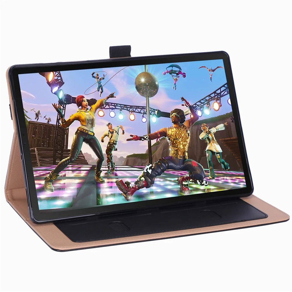 Чехол для планшета samsung Galaxy Tab S6 10,5 дюймов SM-T860 T865 чехол для планшета в стиле ретро из искусственной кожи чехол-книжка с отделением для карт и ремешком на запястье