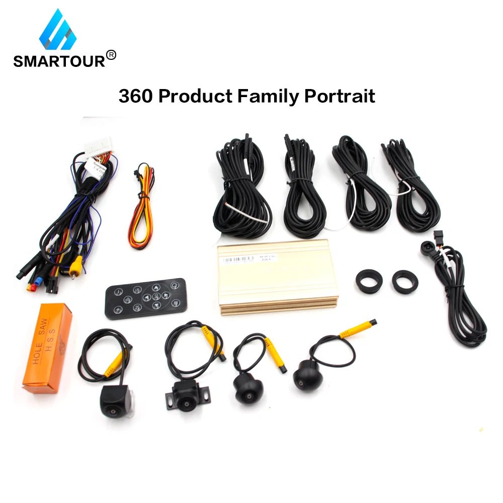 Автомобильный видеорегистратор Smartour металлическая камера 3D 360 P с функцией