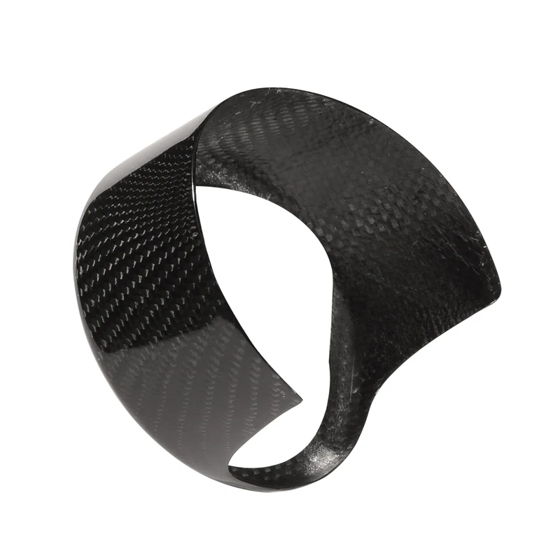 Для Alfa Romeo Stelvio Настоящее углеродное волокно передняя решетка украшение Логотип