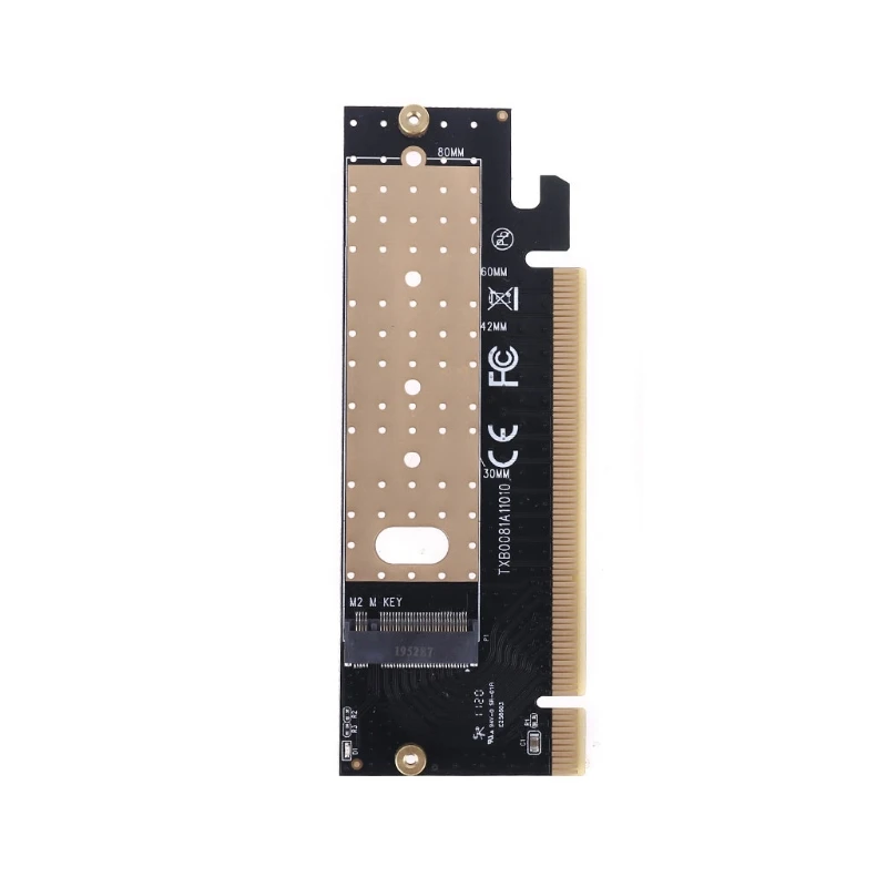 

Add On Card M.2 NVMe SSD NGFF to PCIE X16 Adapter M Key Interface Expansion Card Support 2230 2280