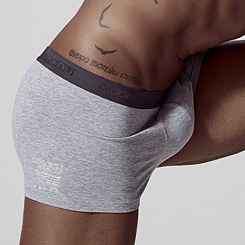 Боксеры мужские сетчатые однотонные пикантное нижнее белье трусы шорты