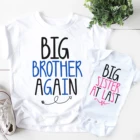 Рубашки для старшего брата и сестры, сверкающие топы, подходящие ко всему, для старшего брата и сестры, объявление о беременности
