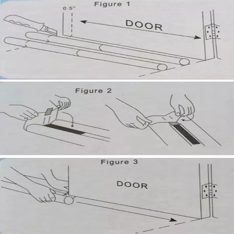 Уплотнительная лента для ДНА двери звуконепроницаемый протектор защиты от ветра