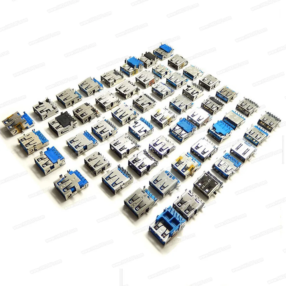 53 шт. штекерные 9 контактные Разъемы USB 3 0 типа А|Компьютерные кабели и разъемы| |
