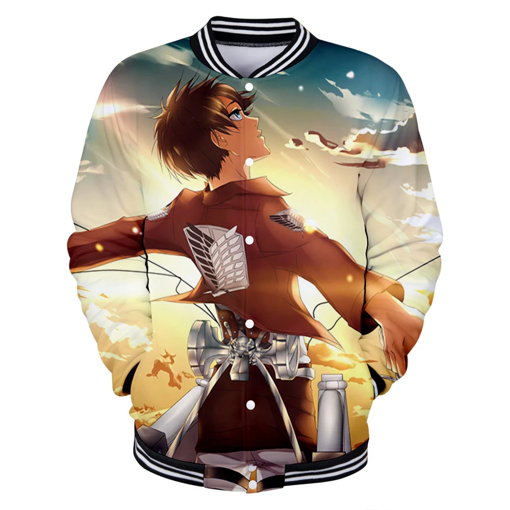 Мужские и женские флисовые толстовки с 3D-принтом атака на Титанов | Мужская