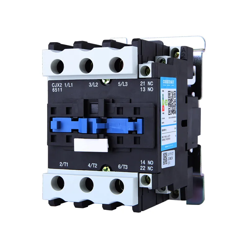 3 фазный контактор переменного тока CJX2 6501 6511 NO NC 220VAC 380VAC контактор|Замыкатели| |