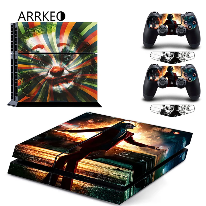 ARRKEO аниме Джокер PS4 кожи Защитная Наклейка Обложка для sony playstation 4 консоли и 2